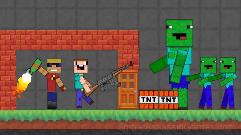 Noob Playground War Mod gameplay screenshot 1