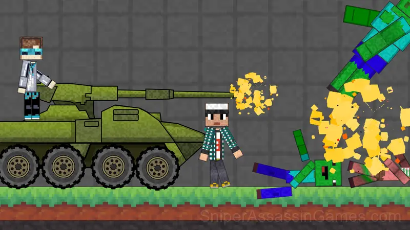 Noob Playground War Mod gameplay screenshot 2