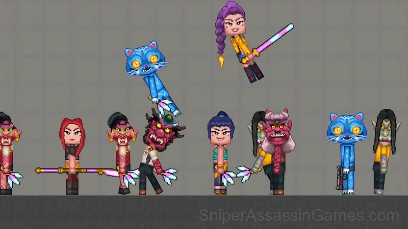 KPop Demon Hunters Playground gameplay screenshot 1