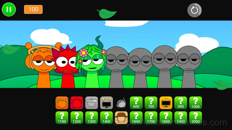 Sprunki RESKIN gameplay screenshot 2