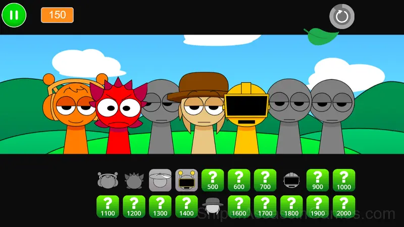 Sprunki RESKIN gameplay screenshot 3