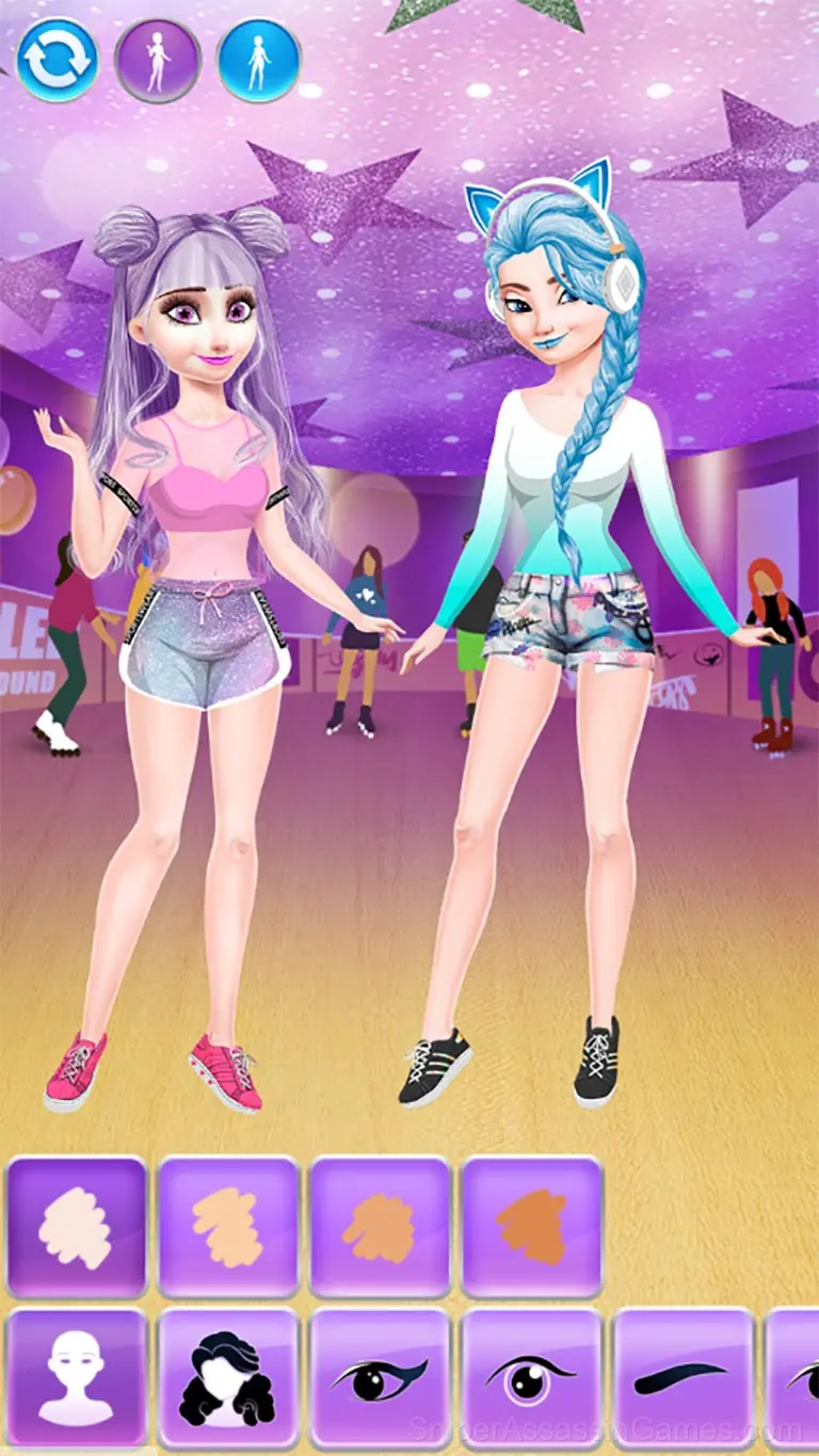 Frozen Dress Up Anna and Elsa gameplay screenshot 3