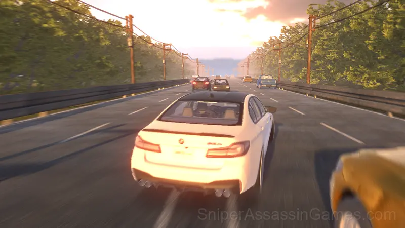 Moscow Races on the Moscow Ring Road gameplay screenshot 1