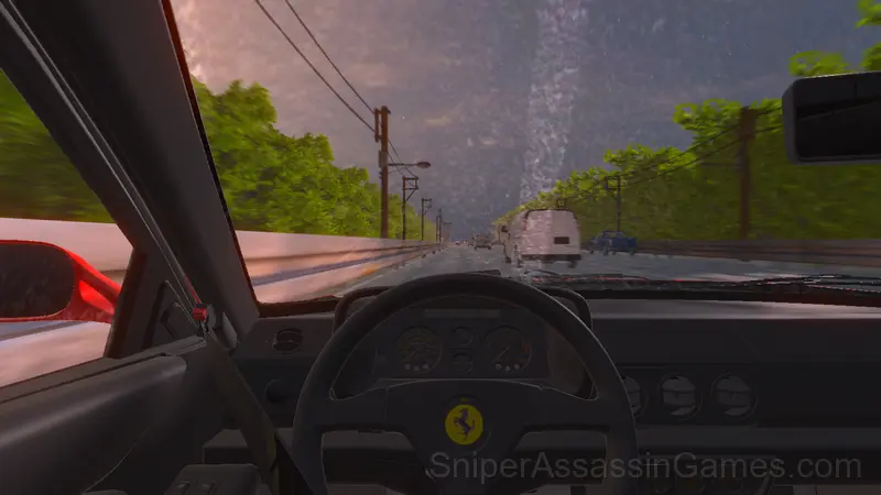 Moscow Races on the Moscow Ring Road gameplay screenshot 2