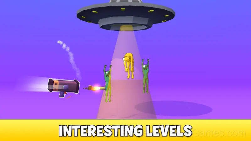 Ragdoll Gun Shooter! Cannon Spinner Playground gameplay screenshot 3