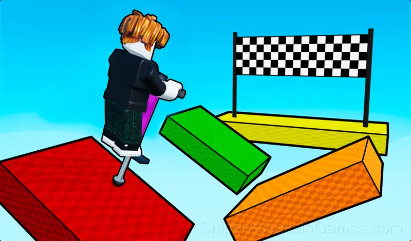 Play Obby but You're on a Pogo