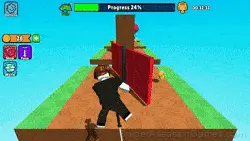 Obby but You're on a Pogo gameplay screenshot 4