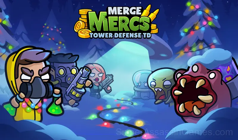 Play Merge Mercs: Tower Defense TD