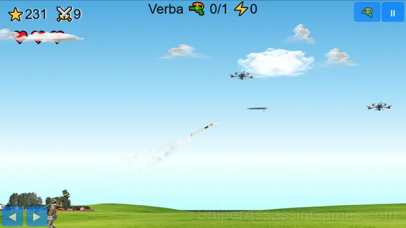 Battle with Drones gameplay screenshot 3