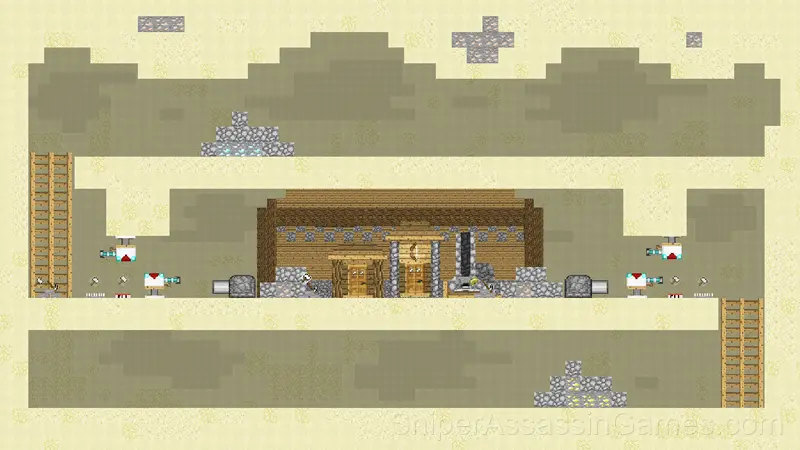 Noobs are building a base against zombies gameplay screenshot 5
