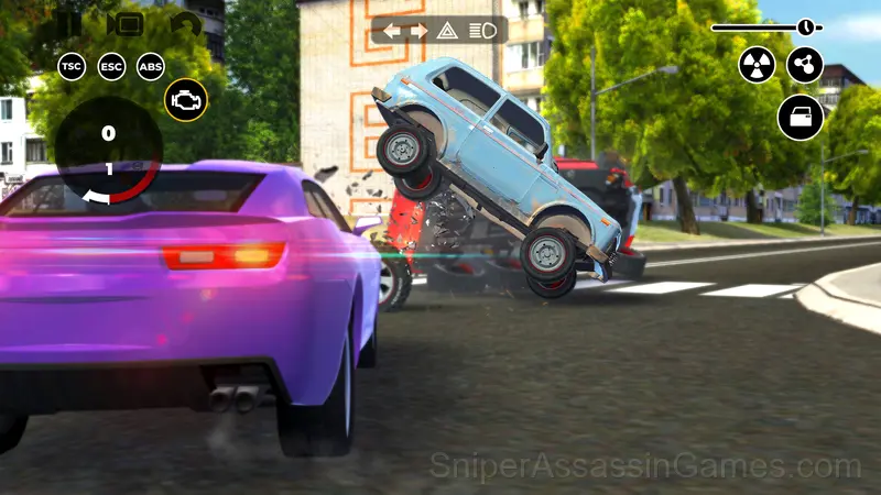 Car Accident Car Crash Simulator gameplay screenshot 1