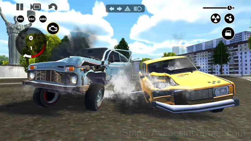 Car Accident Car Crash Simulator gameplay screenshot 2