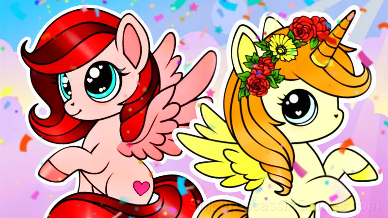 Draw a Pony: ASMR coloring book gameplay screenshot 2