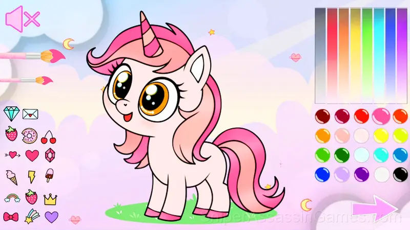 Draw a Pony: ASMR coloring book gameplay screenshot 4