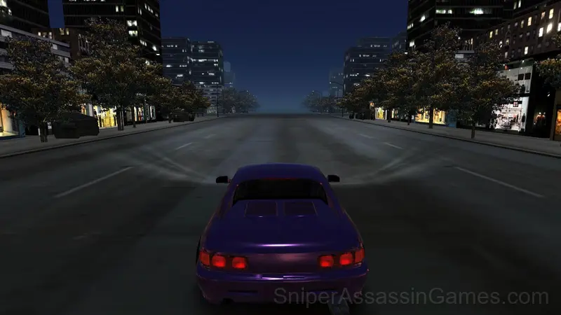 Night for drift gameplay screenshot 2