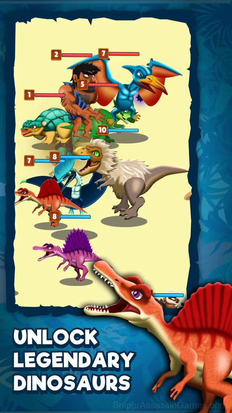 Jurassic Battle! Dinosaur Evolution! gameplay screenshot 3