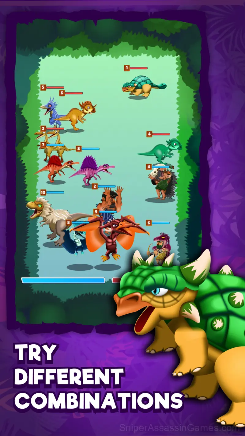 Jurassic Battle! Dinosaur Evolution! gameplay screenshot 5