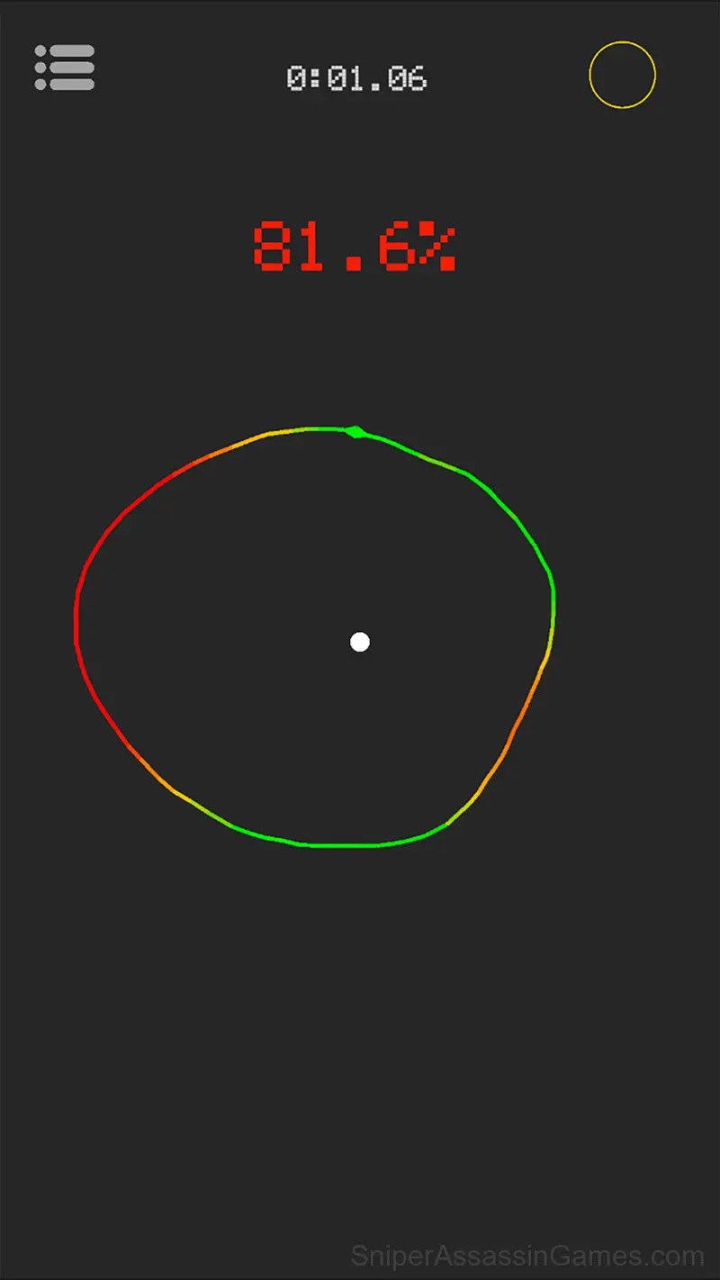 Draw Perfect Circle gameplay screenshot 1
