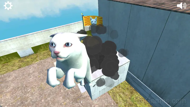 Cat Duel 3D gameplay screenshot 1