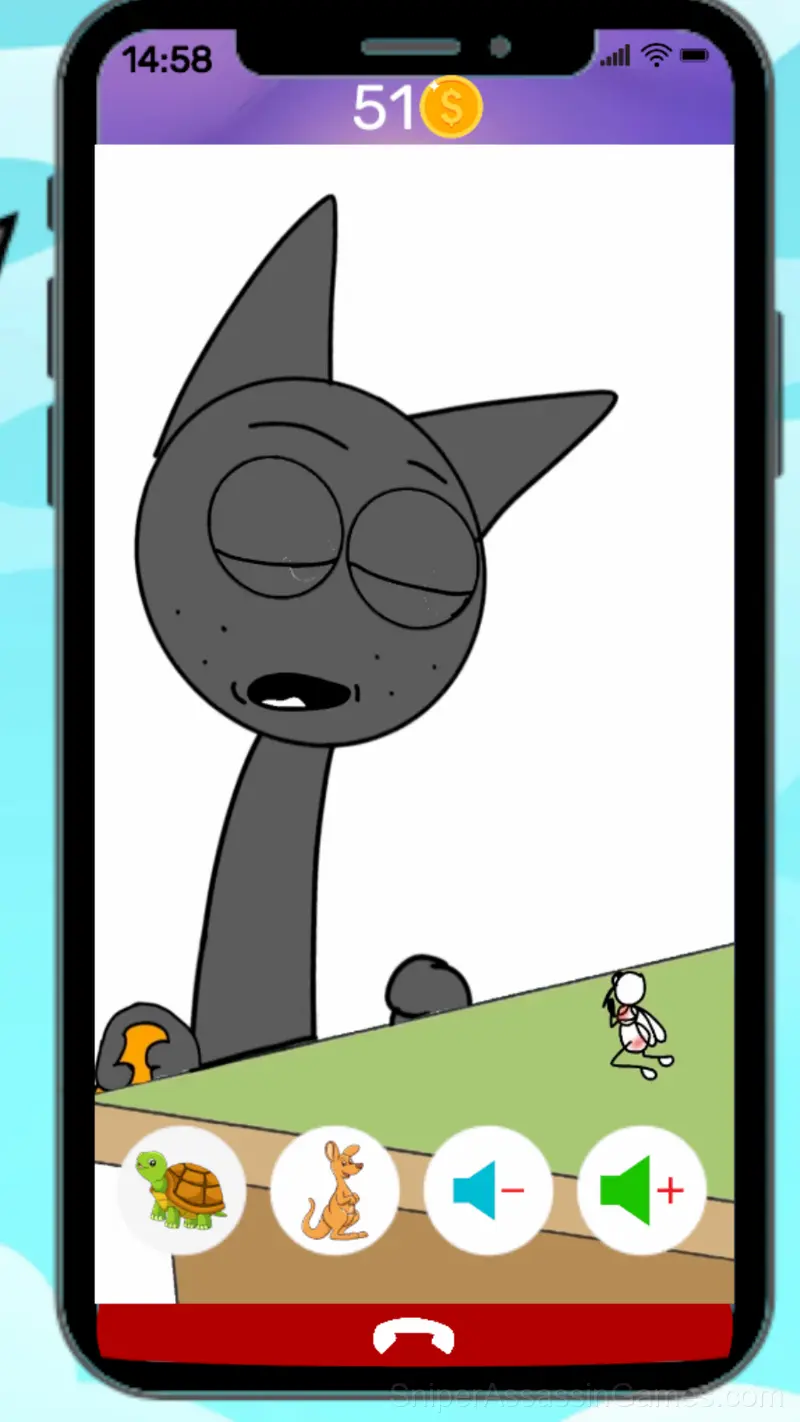 Call Gray Sprunki Now! gameplay screenshot 2