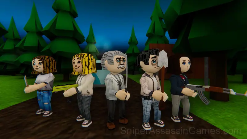 Death Forest: Horror Multiplayer gameplay screenshot 1