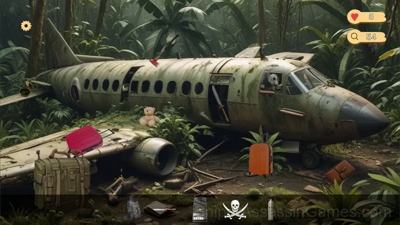 Hidden objects: Lost Island gameplay screenshot 1