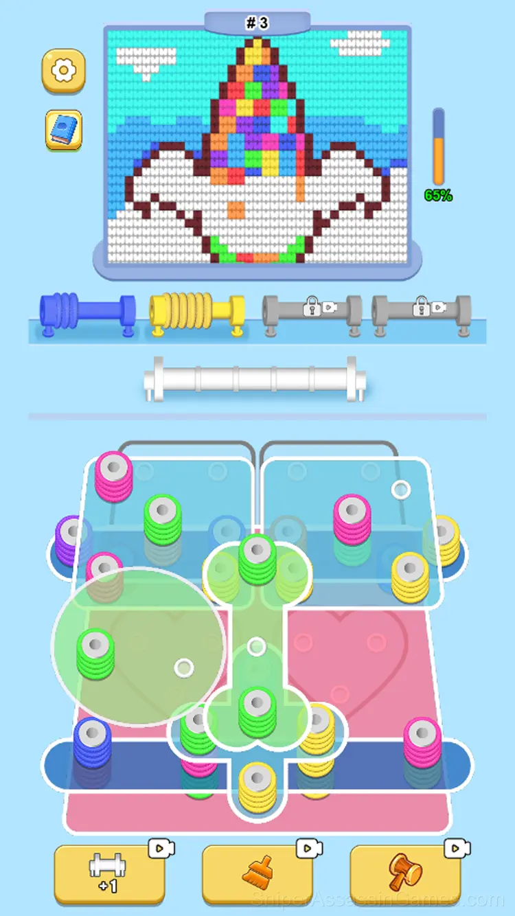 Thread Jam - Untangle Ropes gameplay screenshot 1