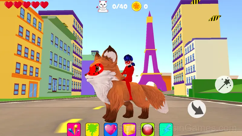 Lady Bug 2: Defend the City gameplay screenshot 1