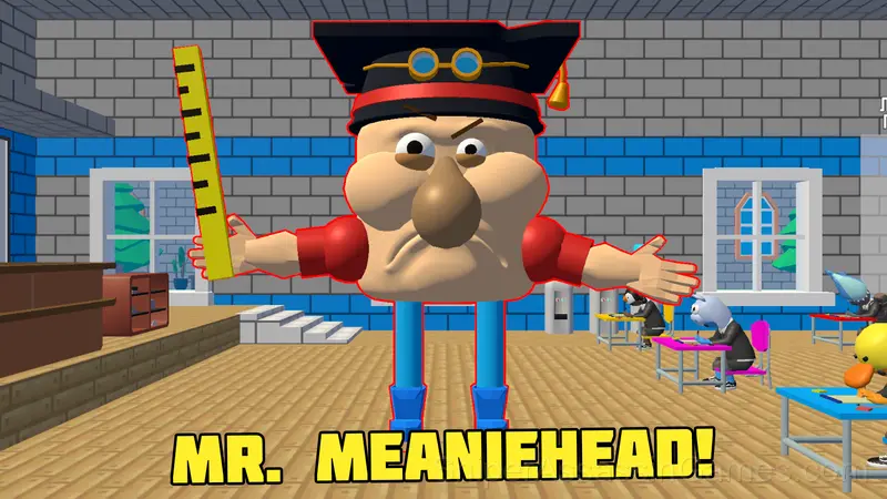 Escape from School: Mr. MeanieHead! gameplay screenshot 1