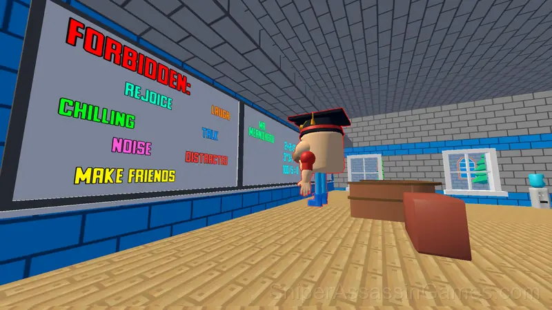Escape from School: Mr. MeanieHead! gameplay screenshot 4