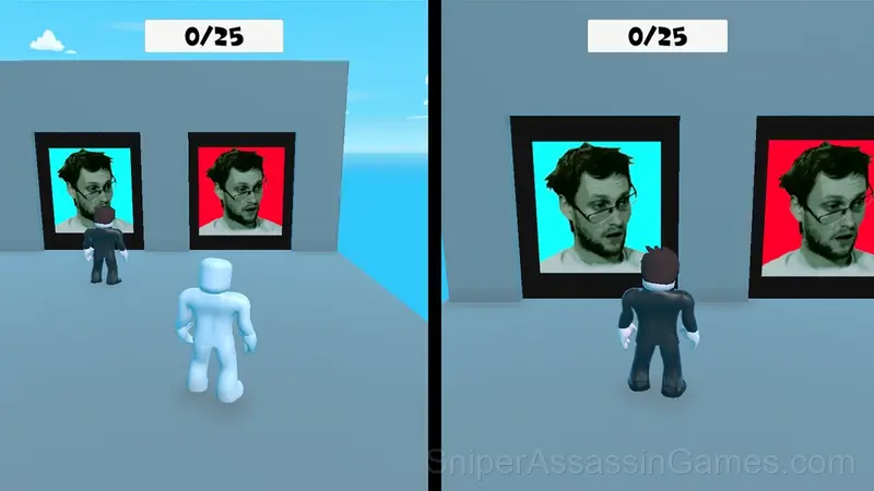 Robbie for two: Choose the right logo gameplay screenshot 1