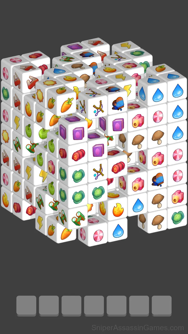 Cube Match 3D gameplay screenshot 1