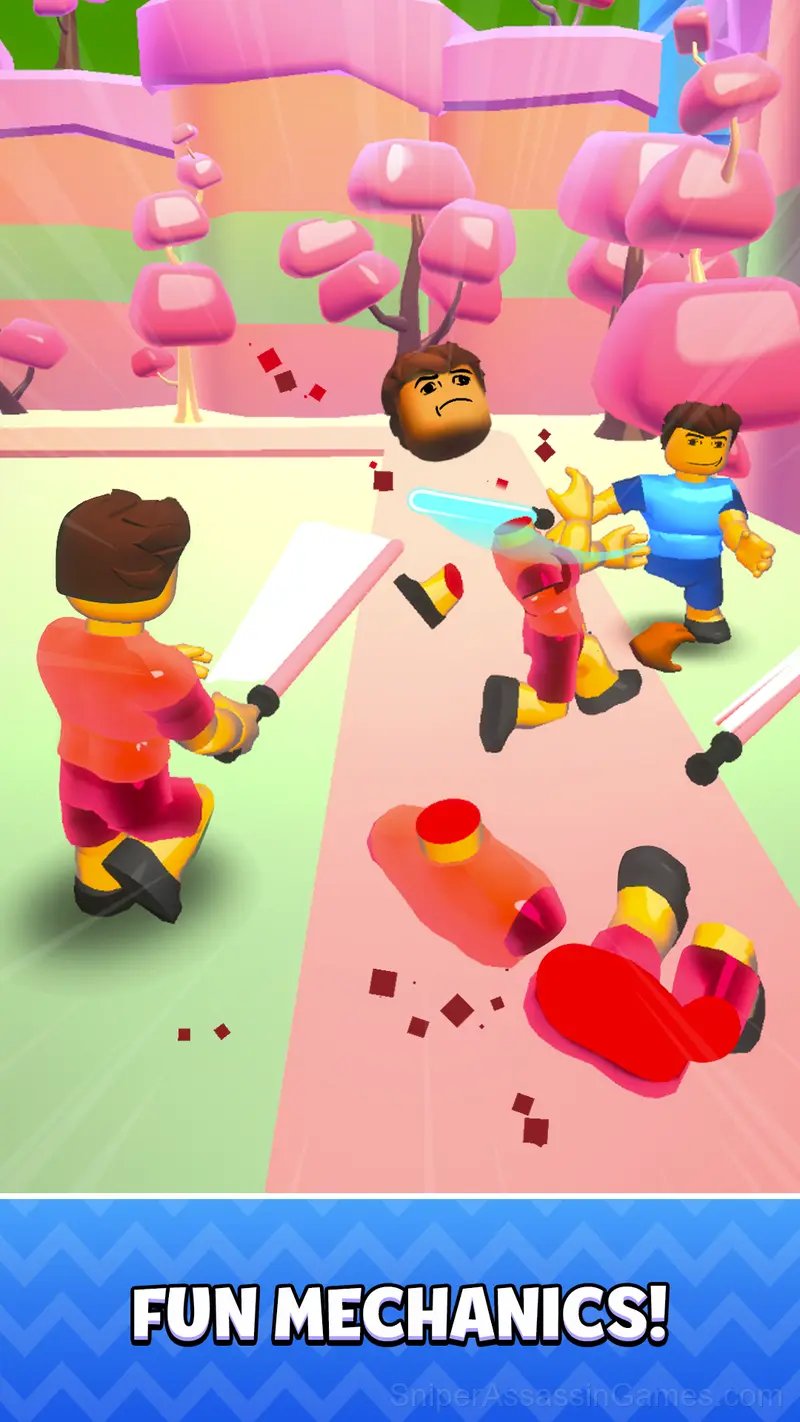 Hero Blocks Arena! Ragdoll Sword Fight! gameplay screenshot 3