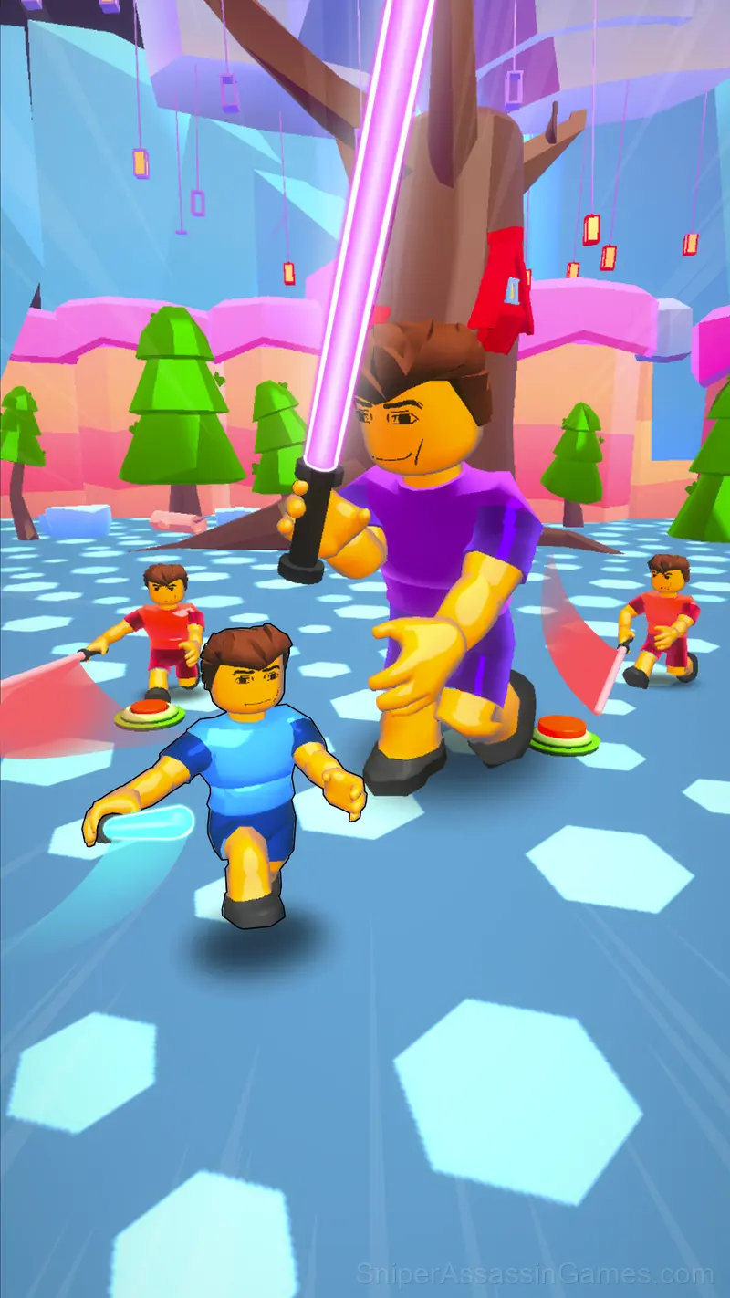 Hero Blocks Arena! Ragdoll Sword Fight! gameplay screenshot 4