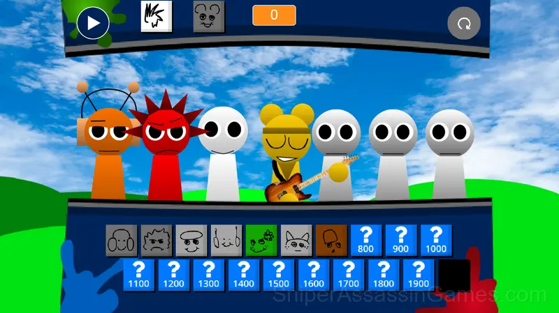 Sprunki 1996 gameplay screenshot 2