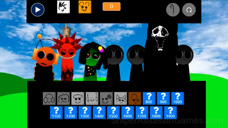 Sprunki 1996 gameplay screenshot 3