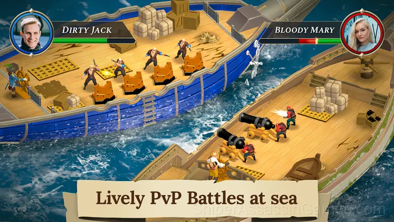 Pirate Ships: Build and Fight gameplay screenshot 1