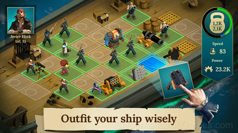 Pirate Ships: Build and Fight gameplay screenshot 2