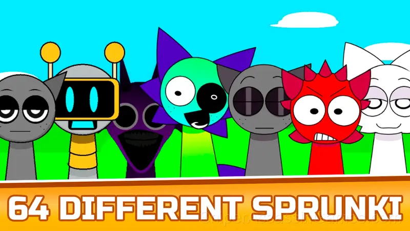 Sprunki Phase Mixed Playground - Create Sprunki gameplay screenshot 1