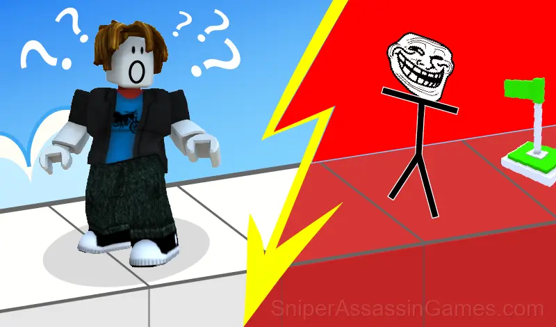 Play Obby, But He's Trolling You!