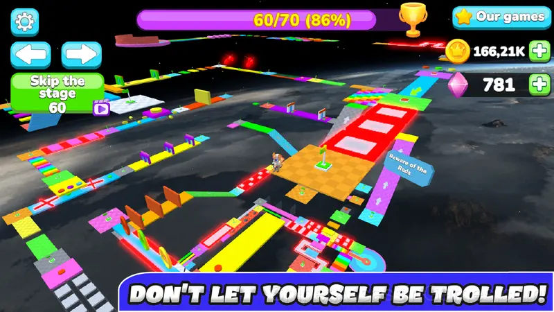 Obby, But He's Trolling You! gameplay screenshot 1