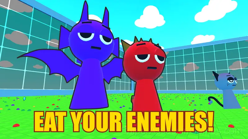 Sprunki 3D: Eat Up Everyone In The Arena gameplay screenshot 1