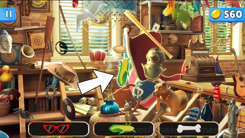 Mystery of the Old House: Hidden Objects gameplay screenshot 1