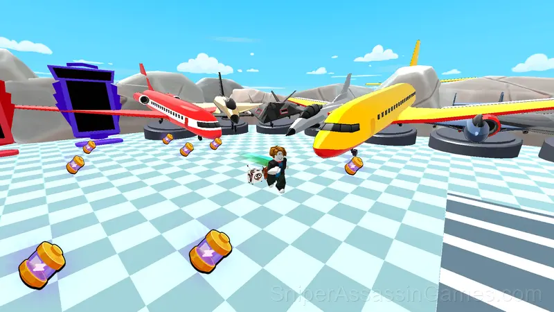 Obby: Fly the Farthest in an Airplane gameplay screenshot 4