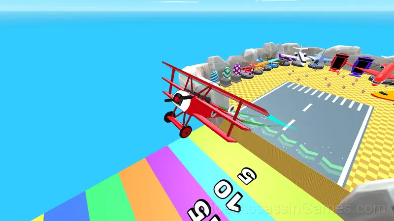 Obby: Fly the Farthest in an Airplane gameplay screenshot 6