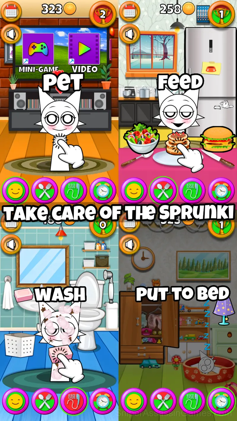 My pet Sprunki gameplay screenshot 1