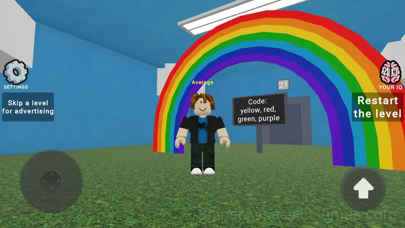 Obby: IQ Test gameplay screenshot 1
