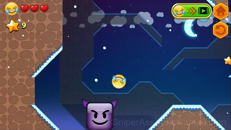 Emoji Ball: Bounce Adventure Roller Ball gameplay screenshot 3