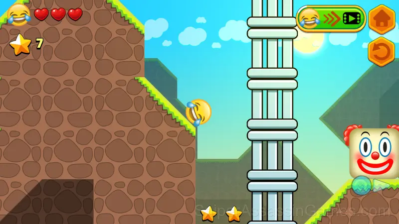 Emoji Ball: Bounce Adventure Roller Ball gameplay screenshot 4