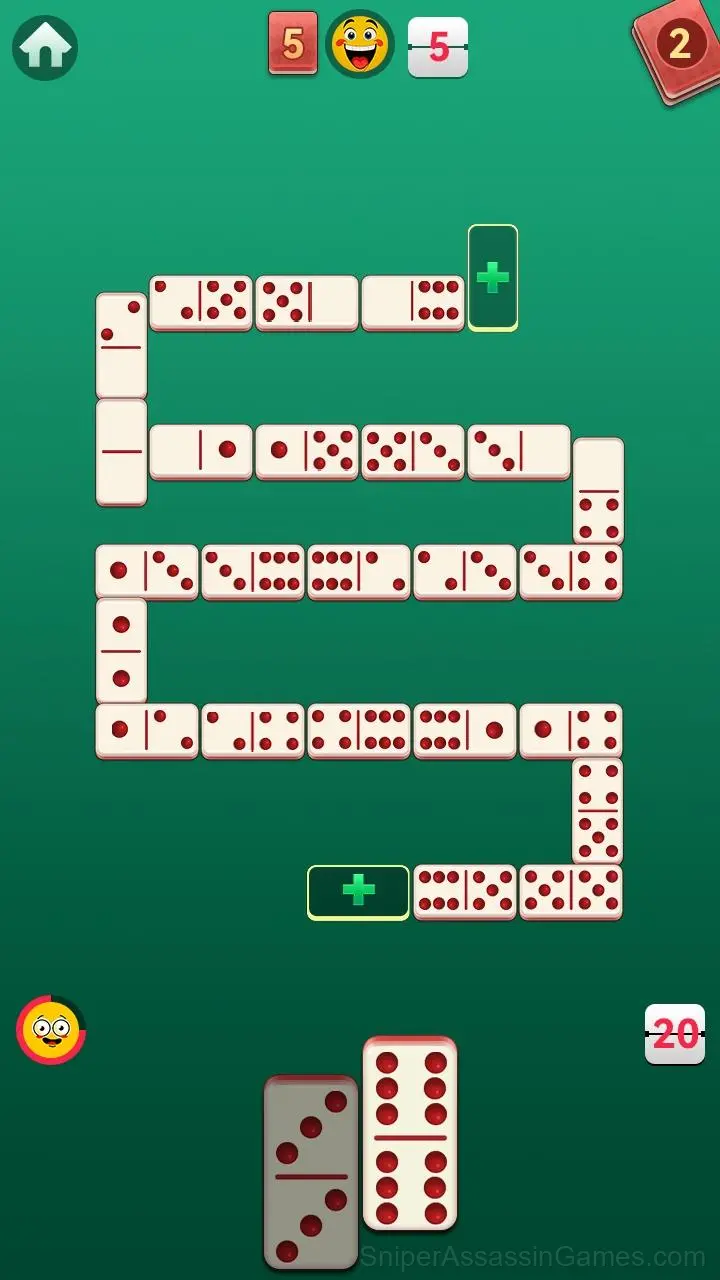 Domino: Classic Two - player gameplay screenshot 1
